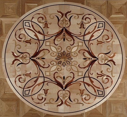 oak designed parquet