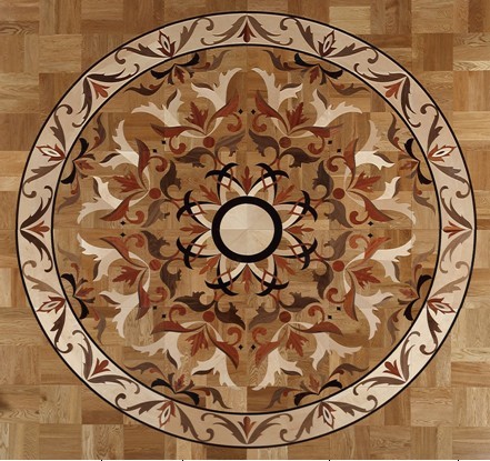 oak designed parquet