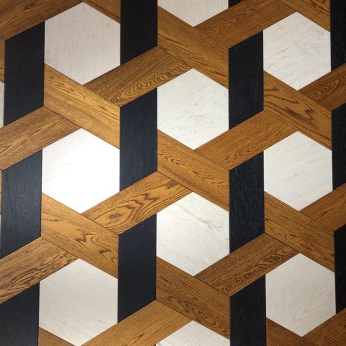Hexagon & Parallelogram designed parquet