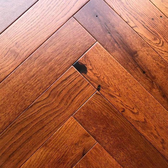 Old oak PU engineered flooring